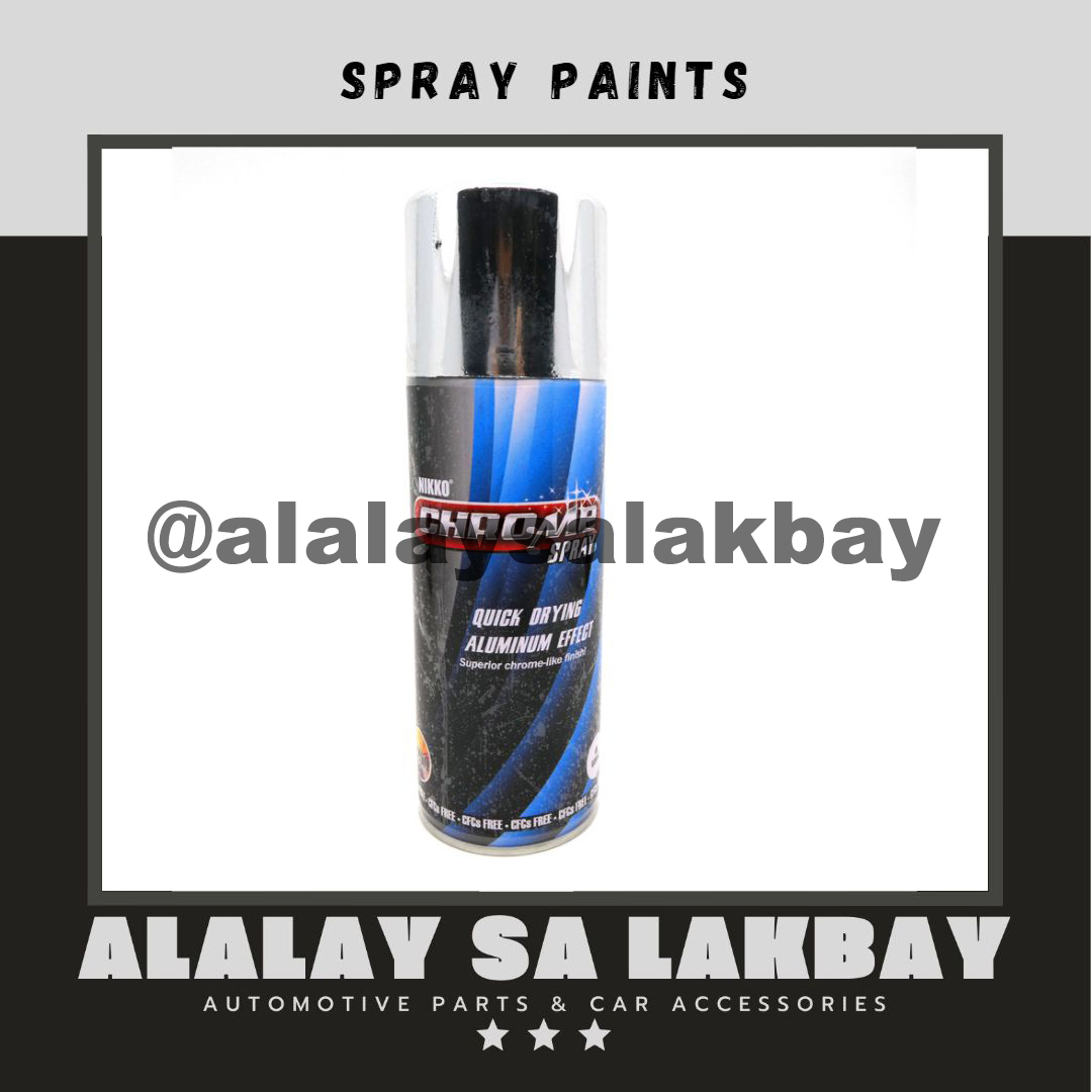 Nikko Chrome Spray Paint (Quick Drying Aluminum Effect) Lazada PH