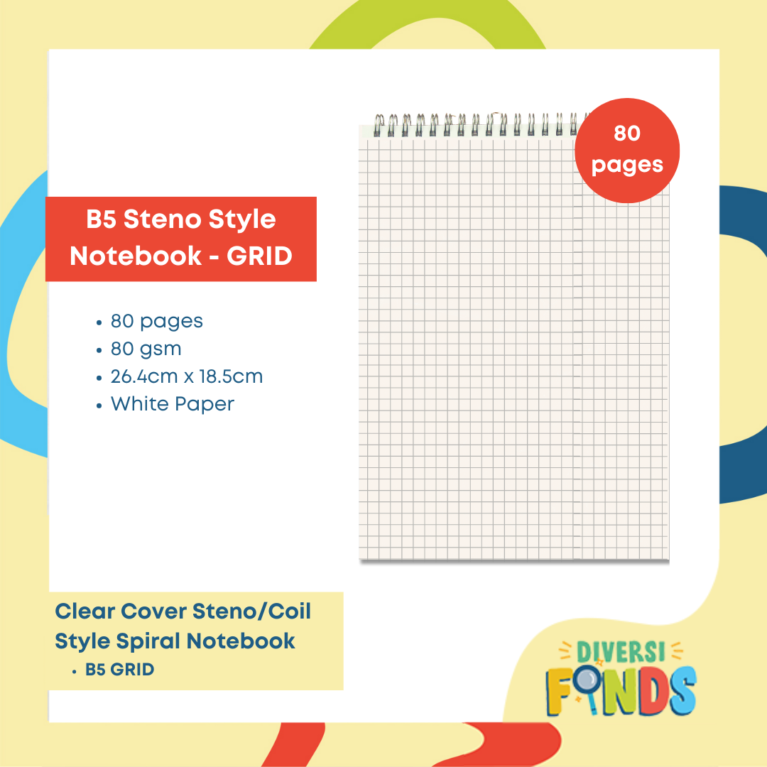 MUJI Style Spiral Notebook / Steno with Size A5 and B5 LINE,PLAIN, DOT and GRID Lazada PH