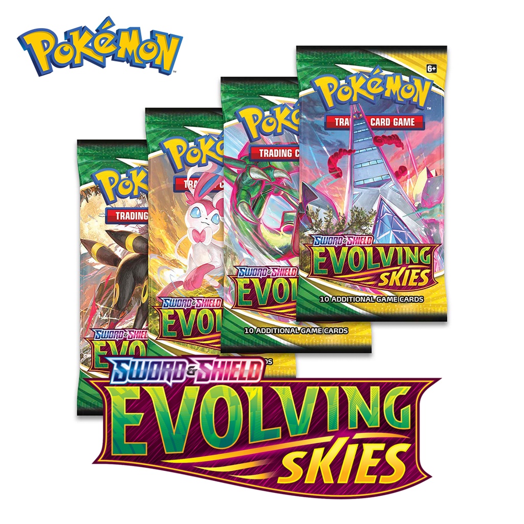 pokemon evolving skies sleeved booster pack SWSH Evolving Skies Pokmon Sleeved