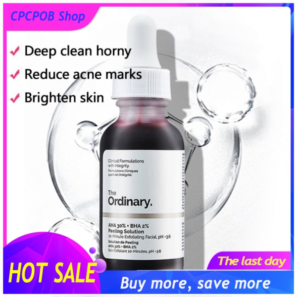 【Hot】[Fast Delivery]The Ordinary AHA 30 + BHA 2 Peeling Solution Facial