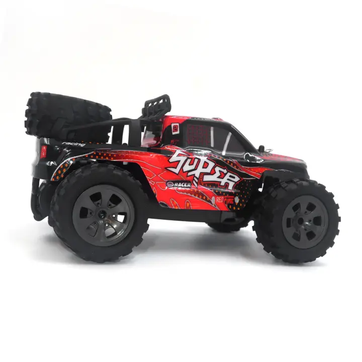 red remote control monster truck