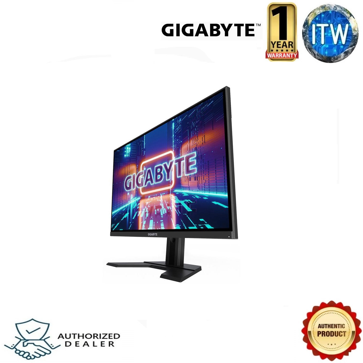 GIGABYTE M27Q 27 170Hz 1440P -KVM Gaming Monitor, 2560 x 1440 SS IPS  Display, 0.5ms (MPRT) Response Time, 92% DCI-P3, HDR Ready, FreeSync  Premium, 1x