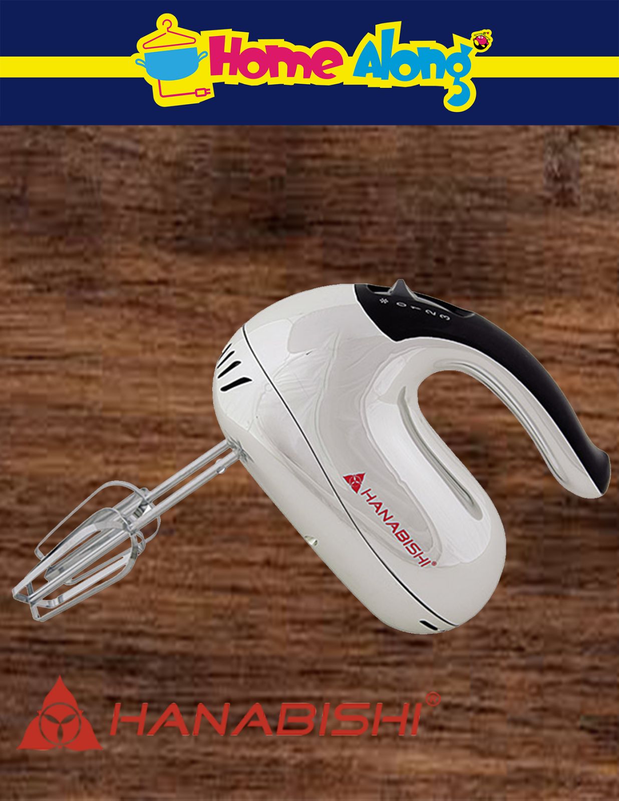 Hanabishi Hand Mixer 3 Speed Control with Pulse Silver Series Lazada PH