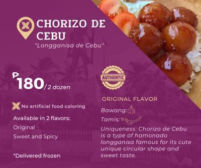 Chorizo de Cebu (Original flavor) 2 Dozen