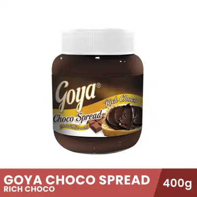 GOYA Choco Spread Rich Choco 400g, chocolate spread, snack, breakfast food, sweet spread, pantry staple, groceries