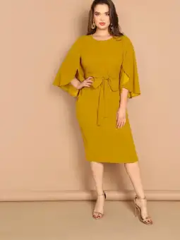 lazada yellow dress