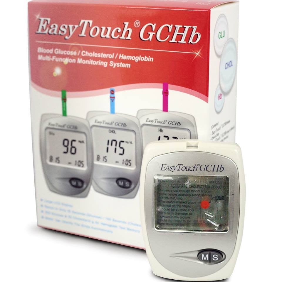 Easytouch Gchb Glucose Cholesterol Hemoglobin In Starter Kit