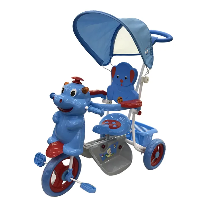 blue tricycle