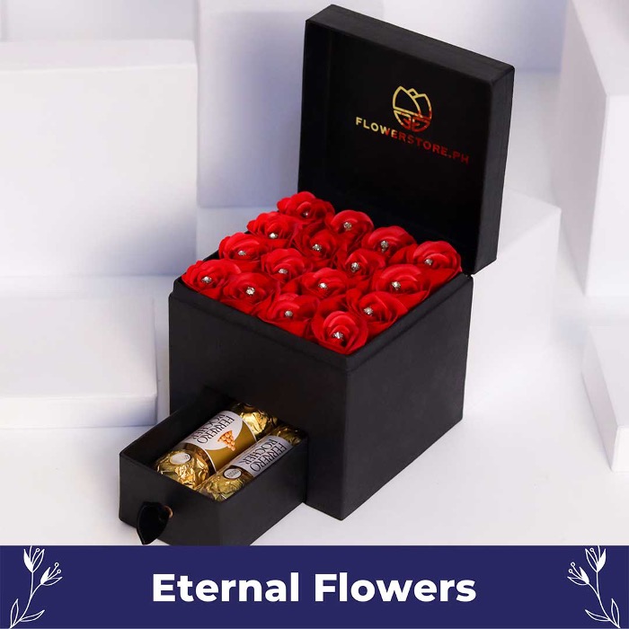 FlowerStore.ph Promo Code P200 on Bright Red Eternal Love Box (SMS eVoucher) Lazada PH