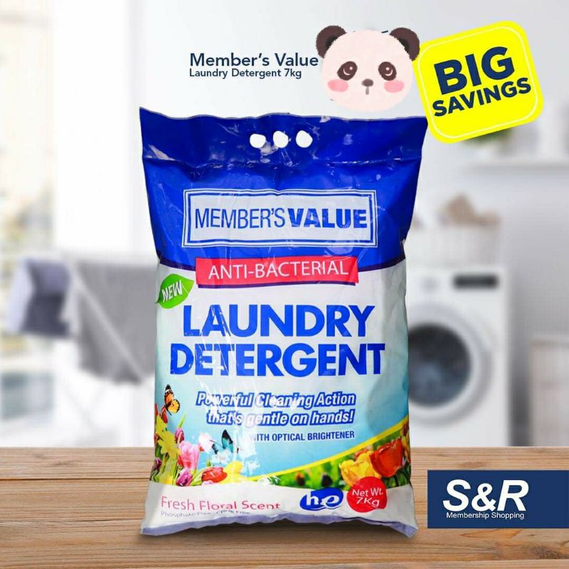 S&R member's value antibacterial laundry detergent fresh floral scent