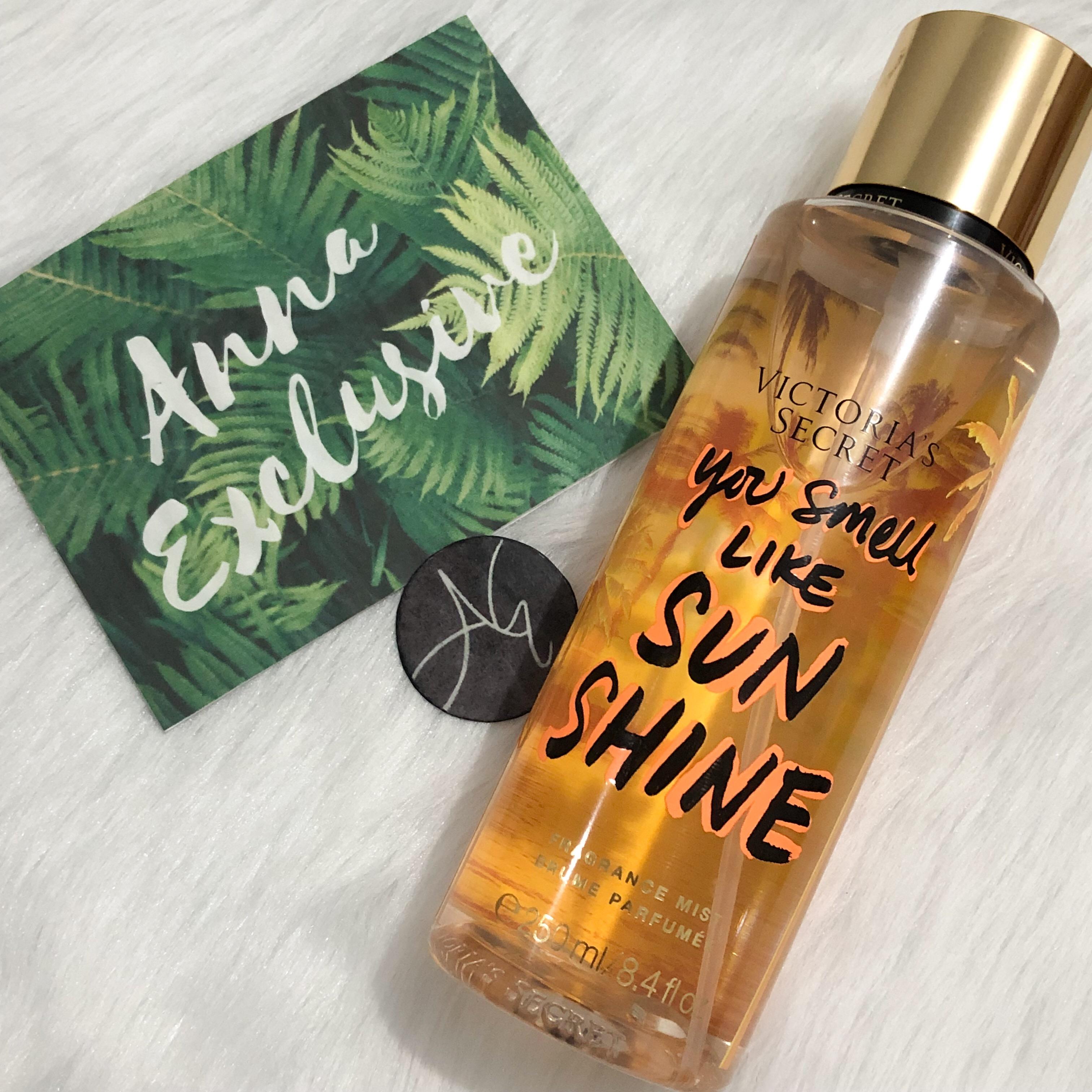 victoria secret body mist you smell like sunshine