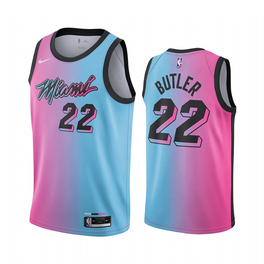 City Edition Miami Heat Basketball Shorts Stitched Pink Size S-2XL 