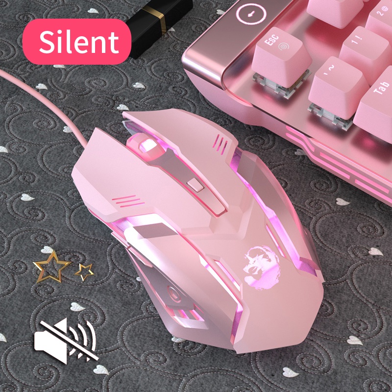 kawaii gaming keyboard and mouse