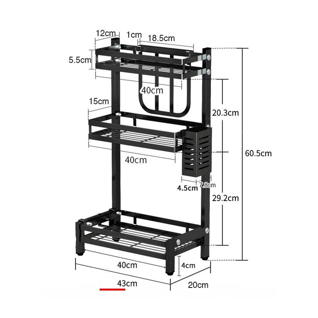 3Layer Stainless Steel Kitchen Shelf Organizer Lazada PH