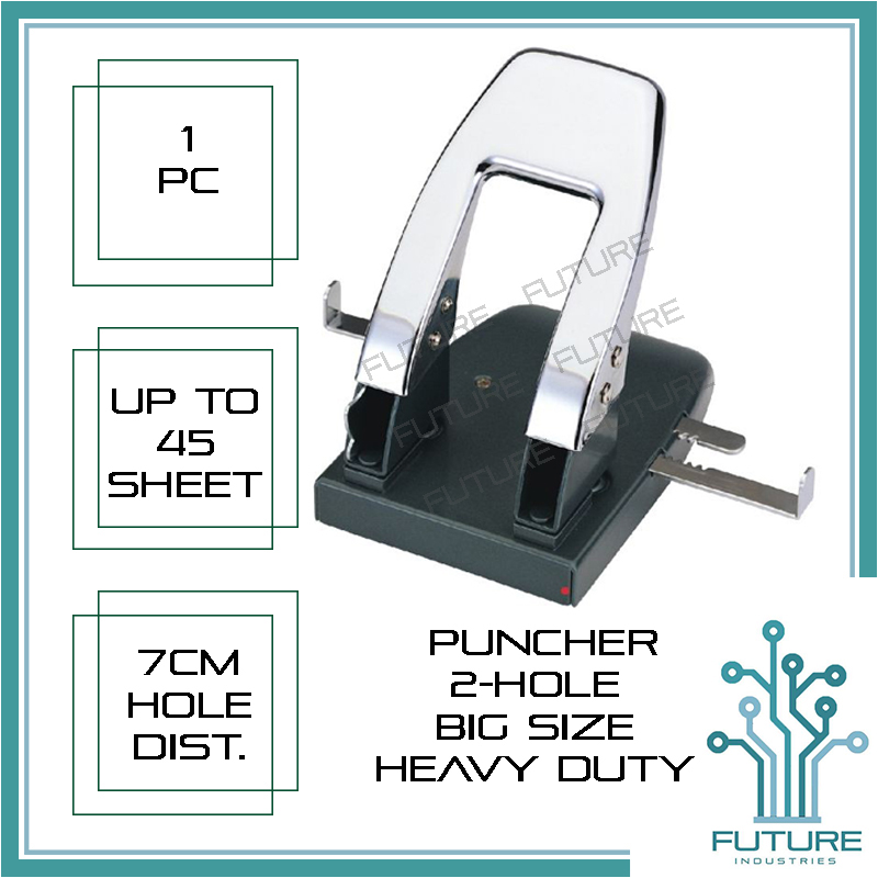 Carl 2Hole Paper Puncher 75XL Two Hole Heavy Duty Puncher Carl 75XL