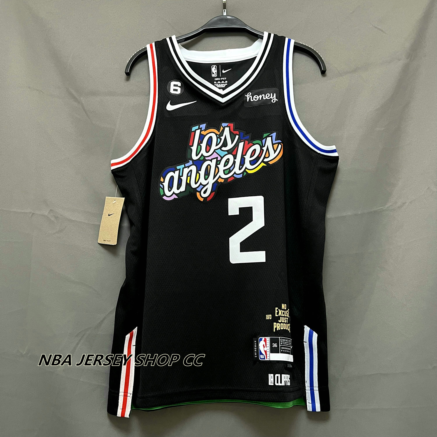 High Quality】Men's New Original NBA Los Angeles Clippers #2 Kawhi