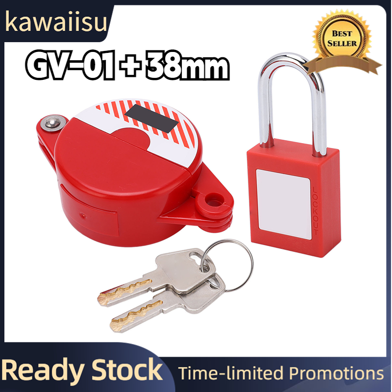 Oil Gas Valve Lockout Device with Safety Padlock Keys for Industrial