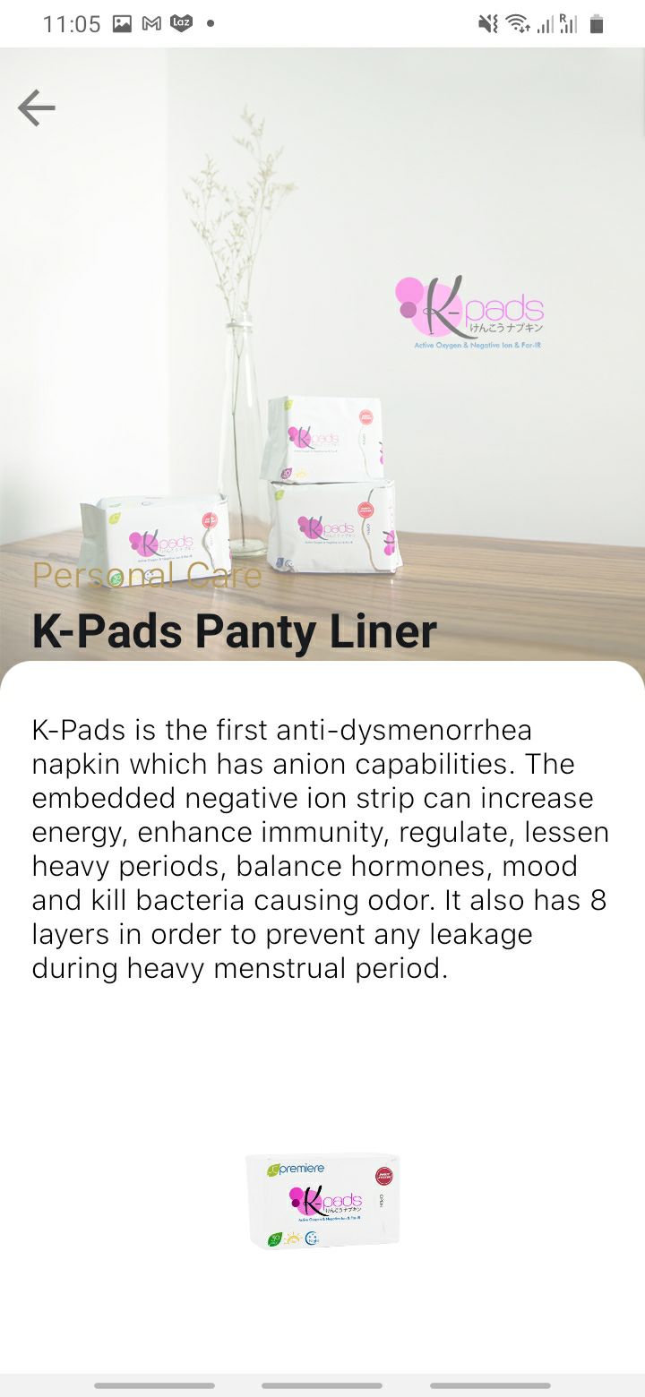 KPADS PANTY LINER Lazada PH