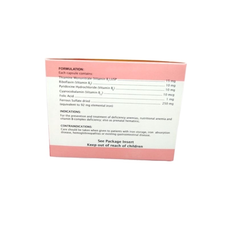 COD HANIZYN Multivitamins Iron100 capsule/box Lazada PH