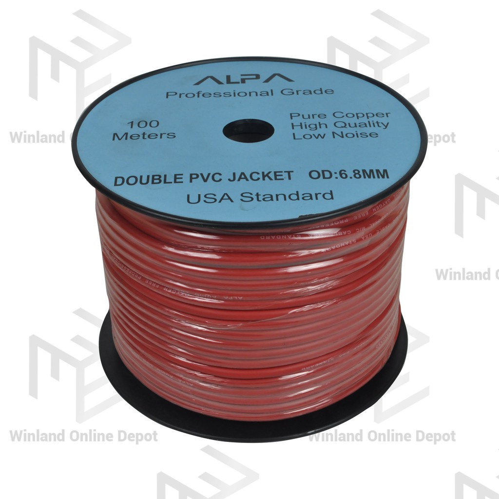 ALPA Original Stereo Microphone Wire Cable Low Noise Mic Wire OD.6.8