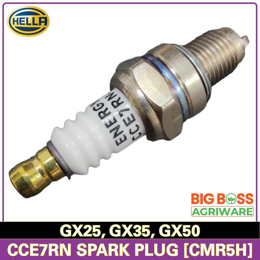 Hella CCE7RN (same as NGK CMR5H) Spark Plug GX25, GX35, GX50 4Stroke