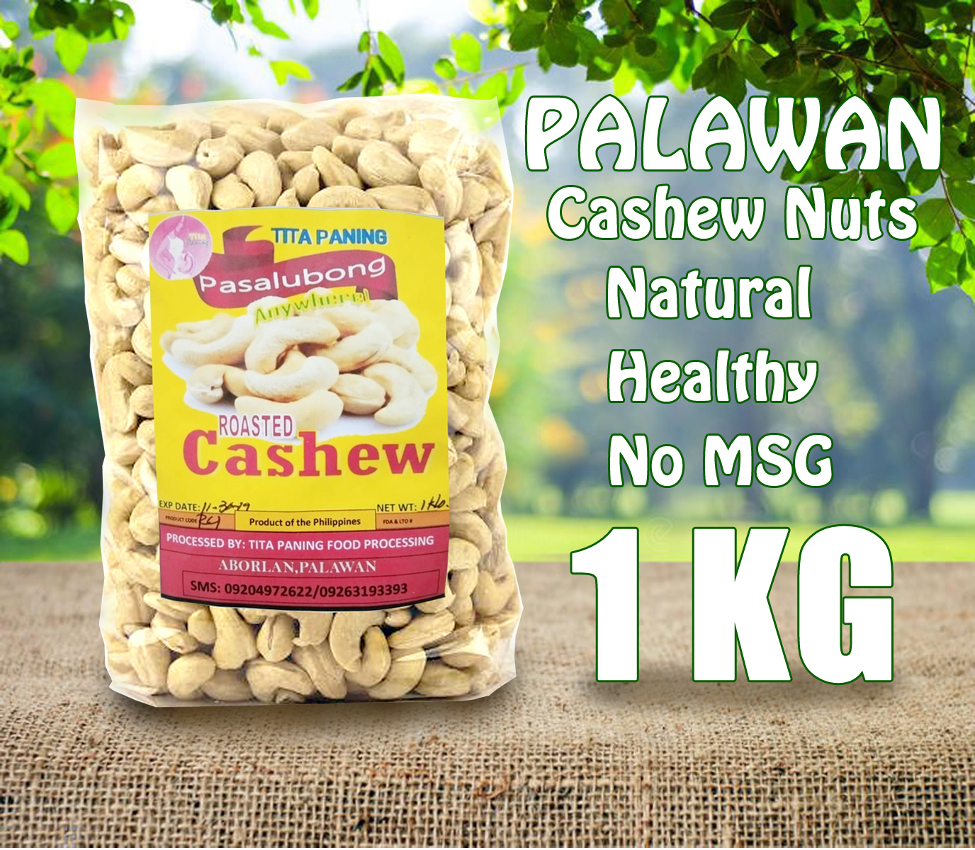 rate of cashew per kg