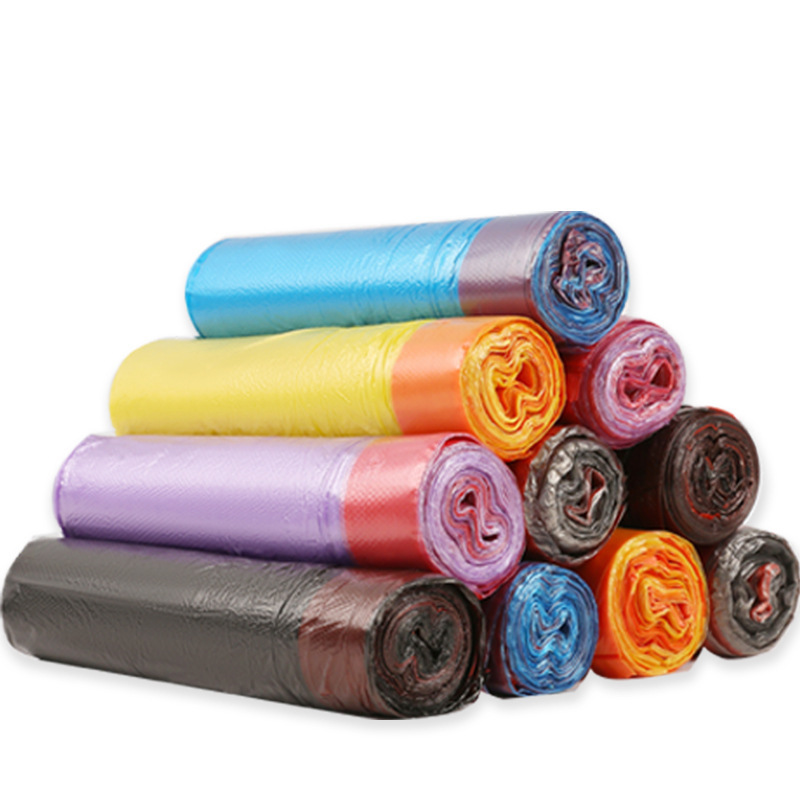 HigherHome Originial 15pcs/roll Thickened Trash Bag with Strings