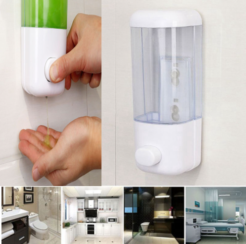 Wall Mounted Soap Shampoo Dispenser Shower Pump for Bathroom Hotel 500/1000ml 