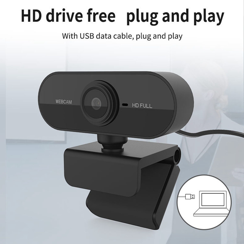 Video Camera HD USB Camera with Microphone HD Webcam USB Camera for PC Laptop, Zoom, Skype, Facetime, Windows, Linux