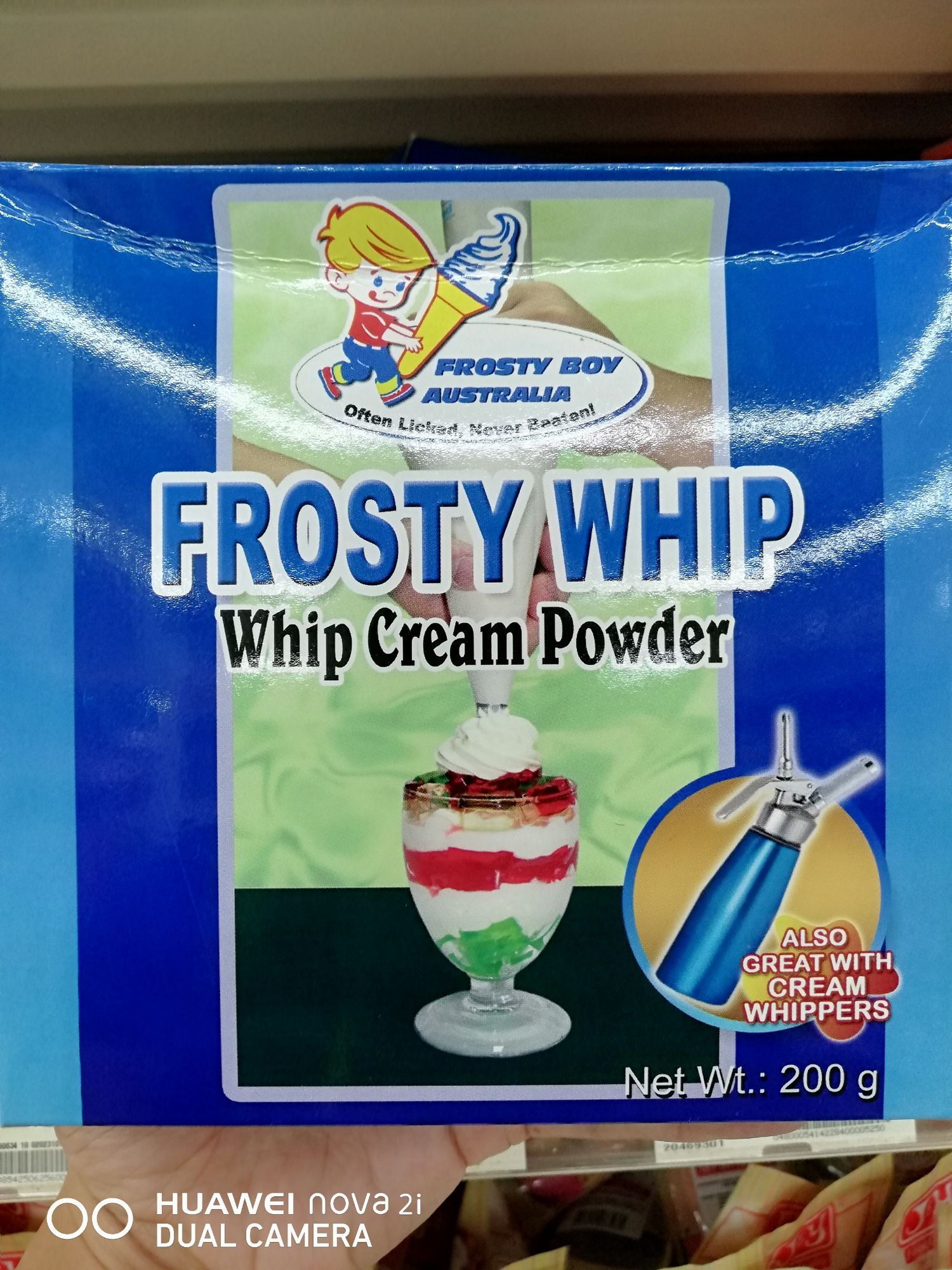 FROSTY WHIP CREAM POWDER 200grams,TOPPINGS FOR YOUR FRAPPE,MILKTEA &amp; CAKE,FROSTY  WHIP FROM AUSTRALIA | Lazada PH