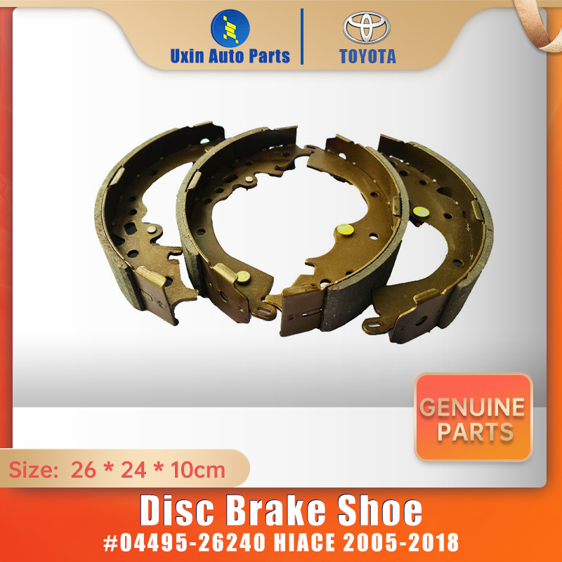 UXIN 4Pcs 1Set Rear Brake Shoes 0449526240 for 2005up Hiace 200 Commuter Van Tunning Quantum