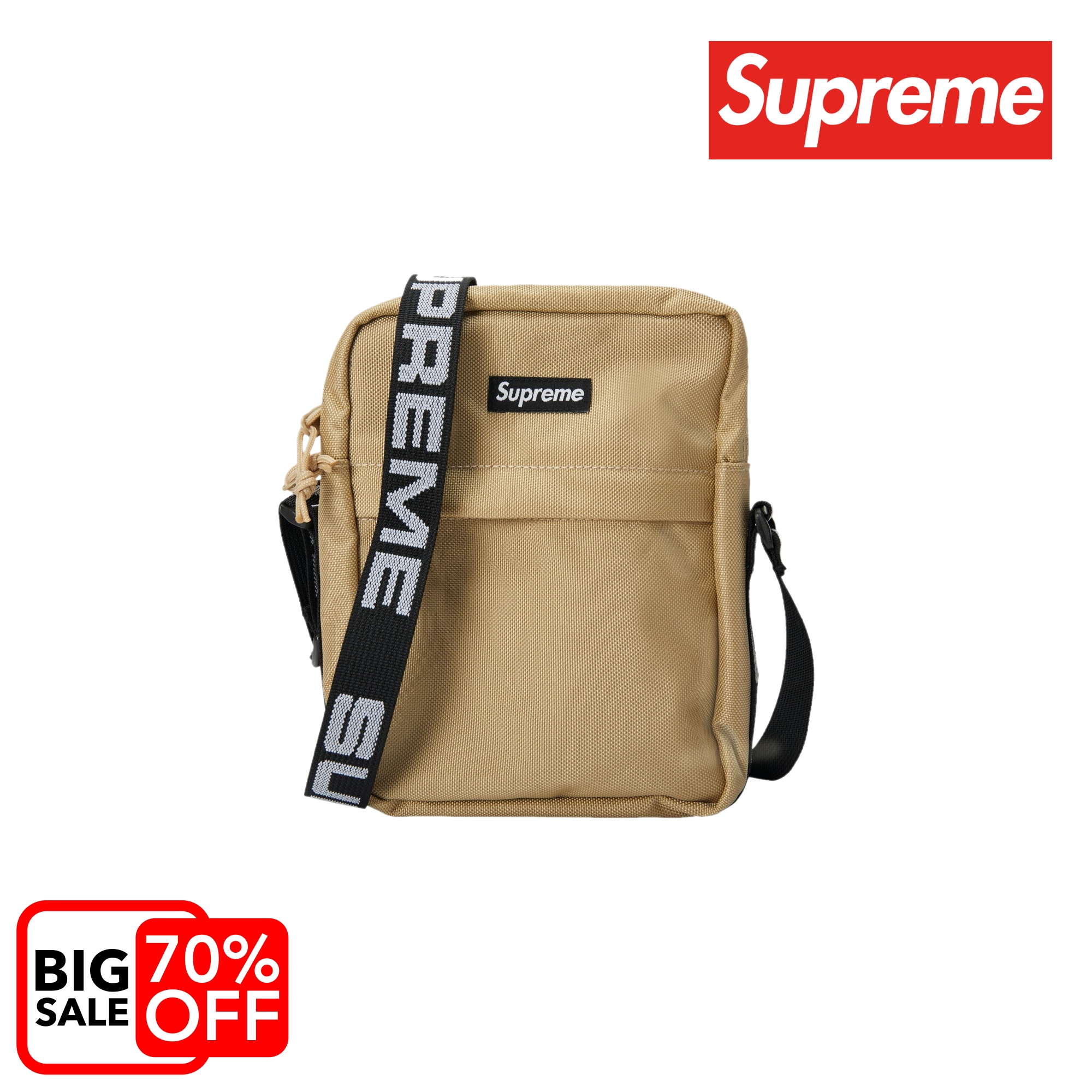 Supreme SS18 Shoulder Crossbody Bag Black