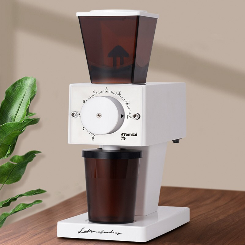 GEMILAI Coffee Grinder 8 Coarseness Level 60mm Balde Grinder for
