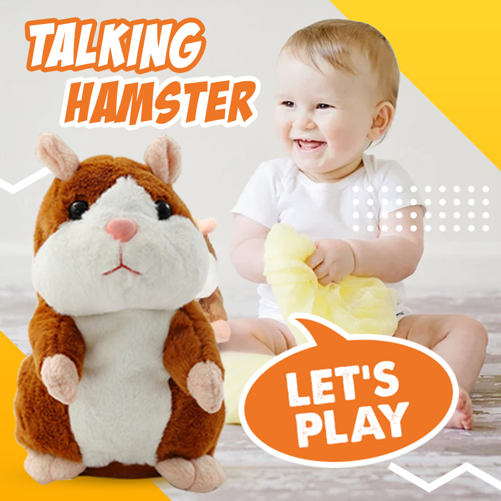 Talking Hamster - Plush Toy, Repeat What You Say Funny Kids Stuffed Toys,  Talking Record Plush Interactive Toys for, Birthday Gift Kids Early  Learning, Animal Doll, Educational Talking Toy Repeating Hamster Toy