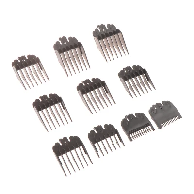Gorgeous 10PCS Hair Clipper Combs Guide Kit Hair Trimmer Guards 1.5-25MM Salon Tools