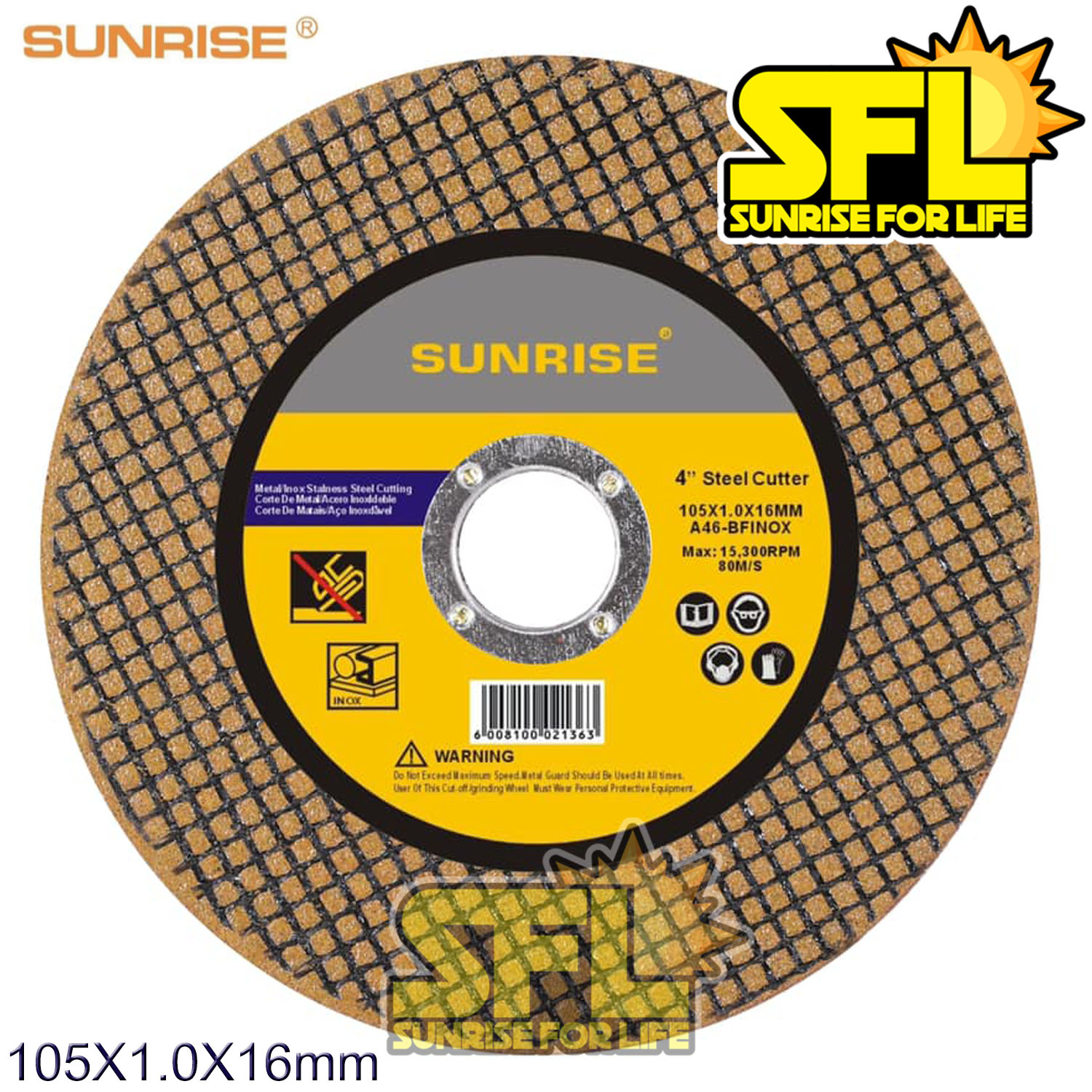 Sunrise Cutting Disc 4" Heavy Duty 4ply (25PCS) I SFL Lazada PH