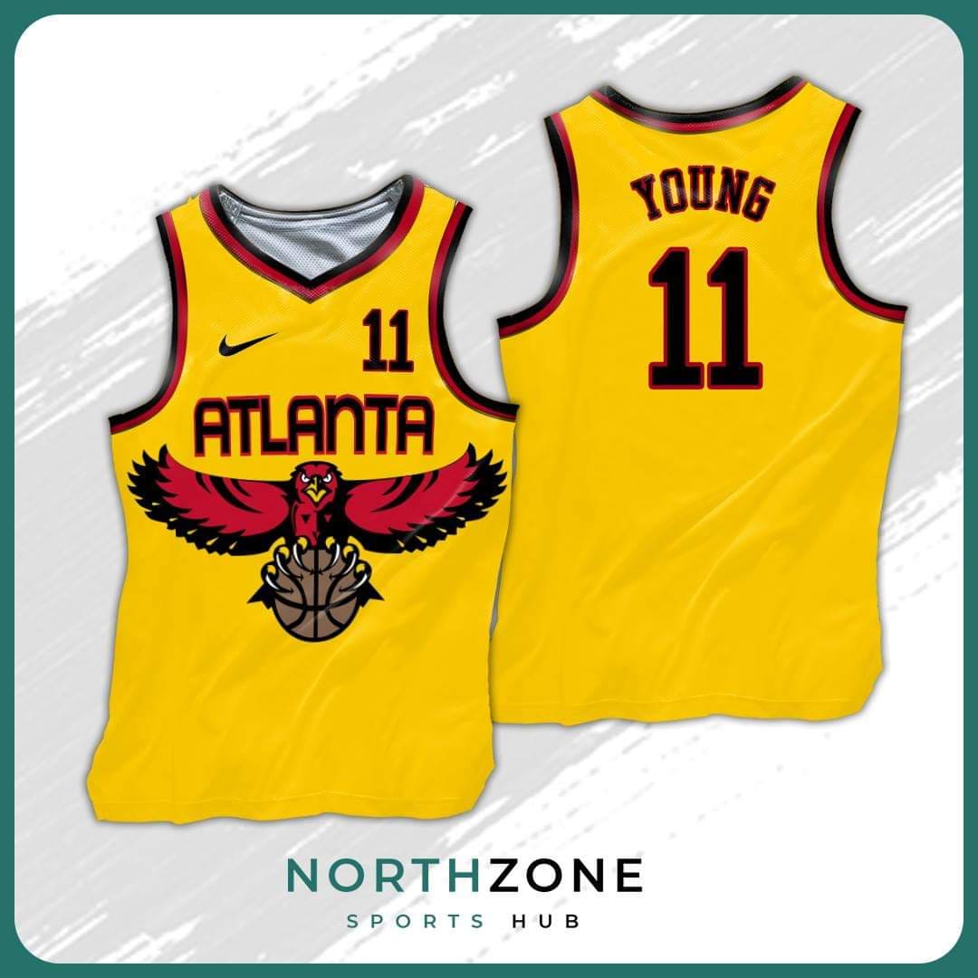 NORTHZONE NBA Atlanta Hawks City Edition 2022 Full Sublimated