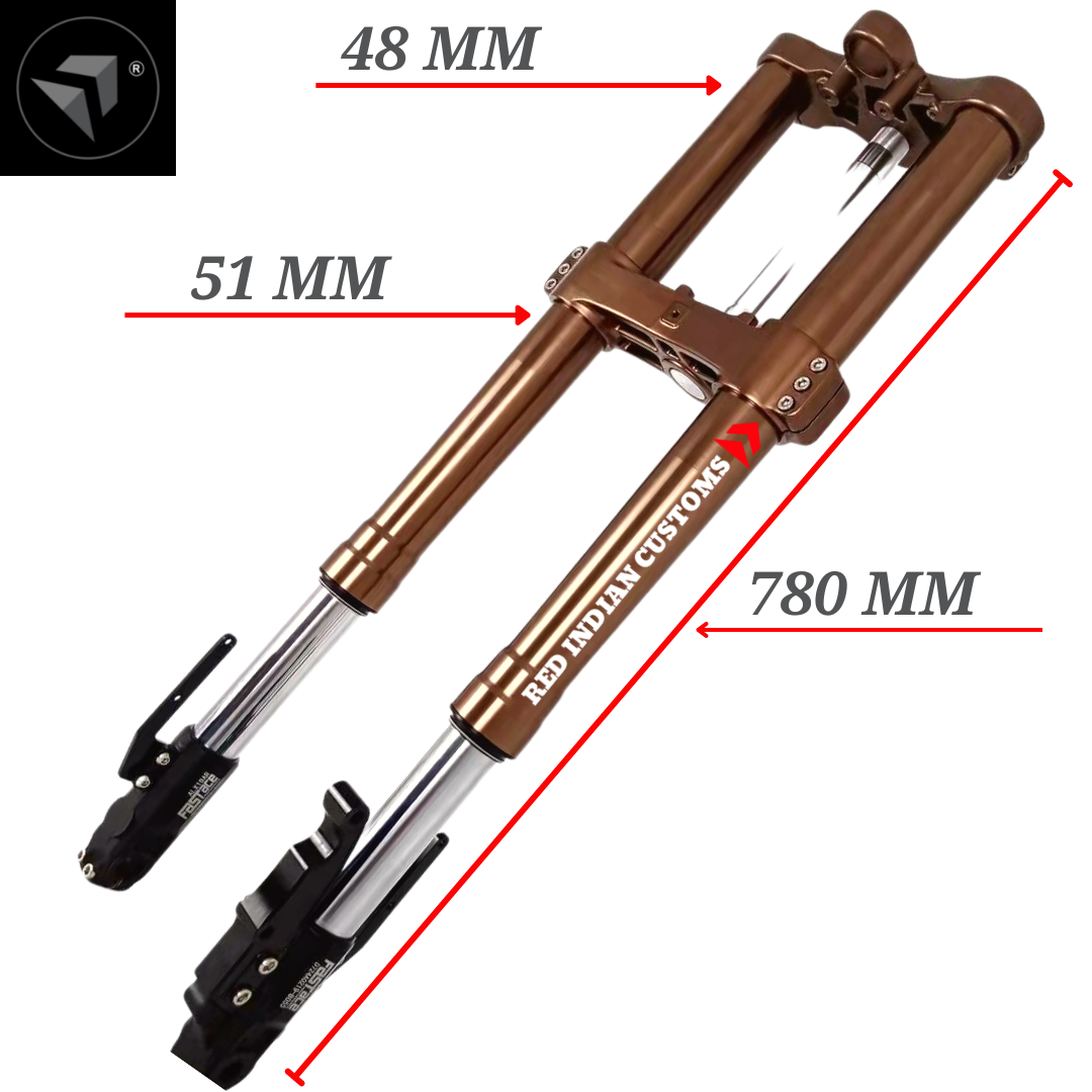 UPSIDE DOWN / INVERTED TELESCOPIC MOTORCYCLE FRONT FORK TUBE SUSPENSION