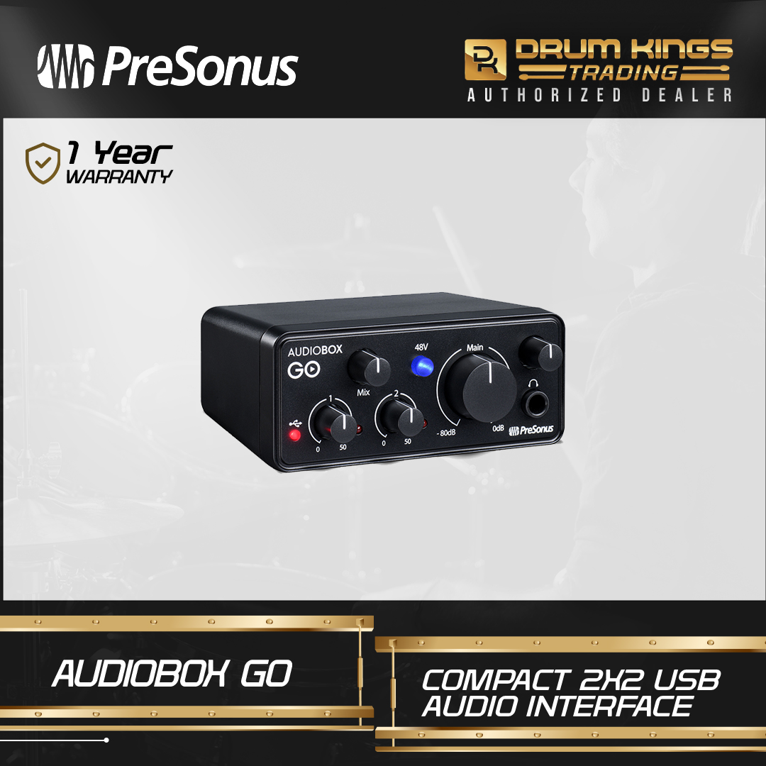 PreSonus AudioBox GO 2x2 USB TypeC Audio Interface