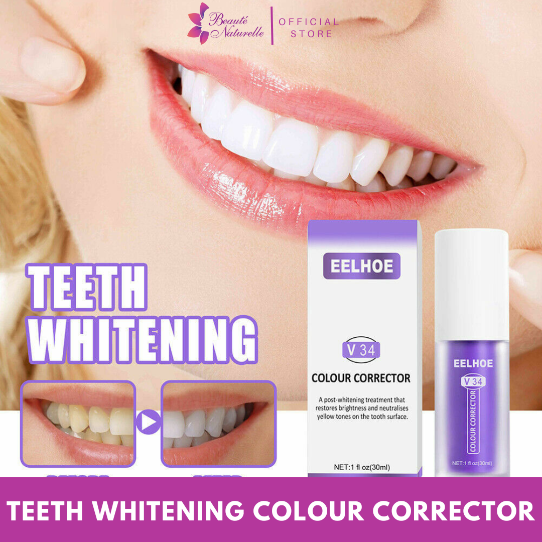 V34 Colour Corrector Teeth Whitening Sensitive Teeth Toothpaste