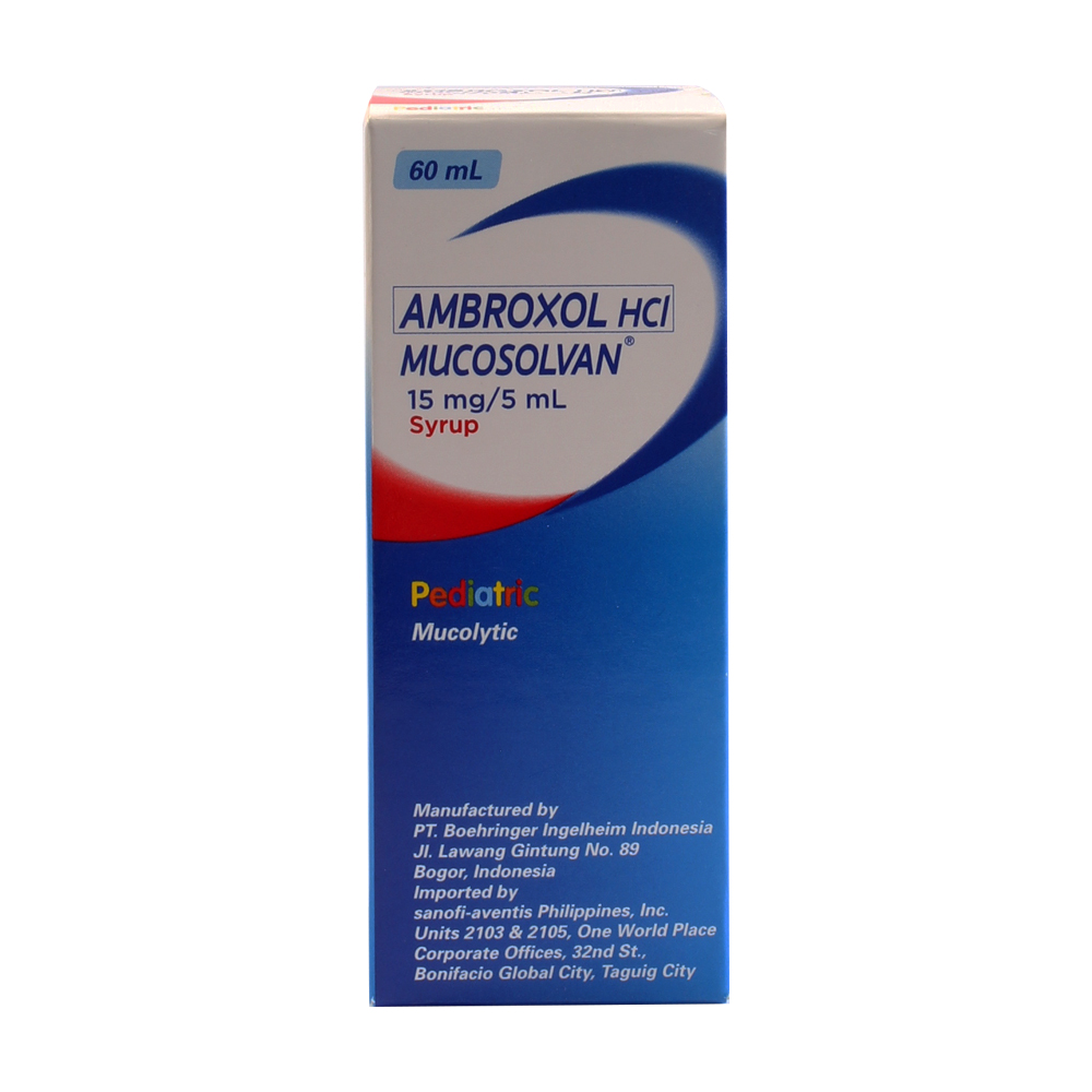 MUCOSOLVAN LIQUID 15MGX60ML ETHANOL FREE | Lazada PH