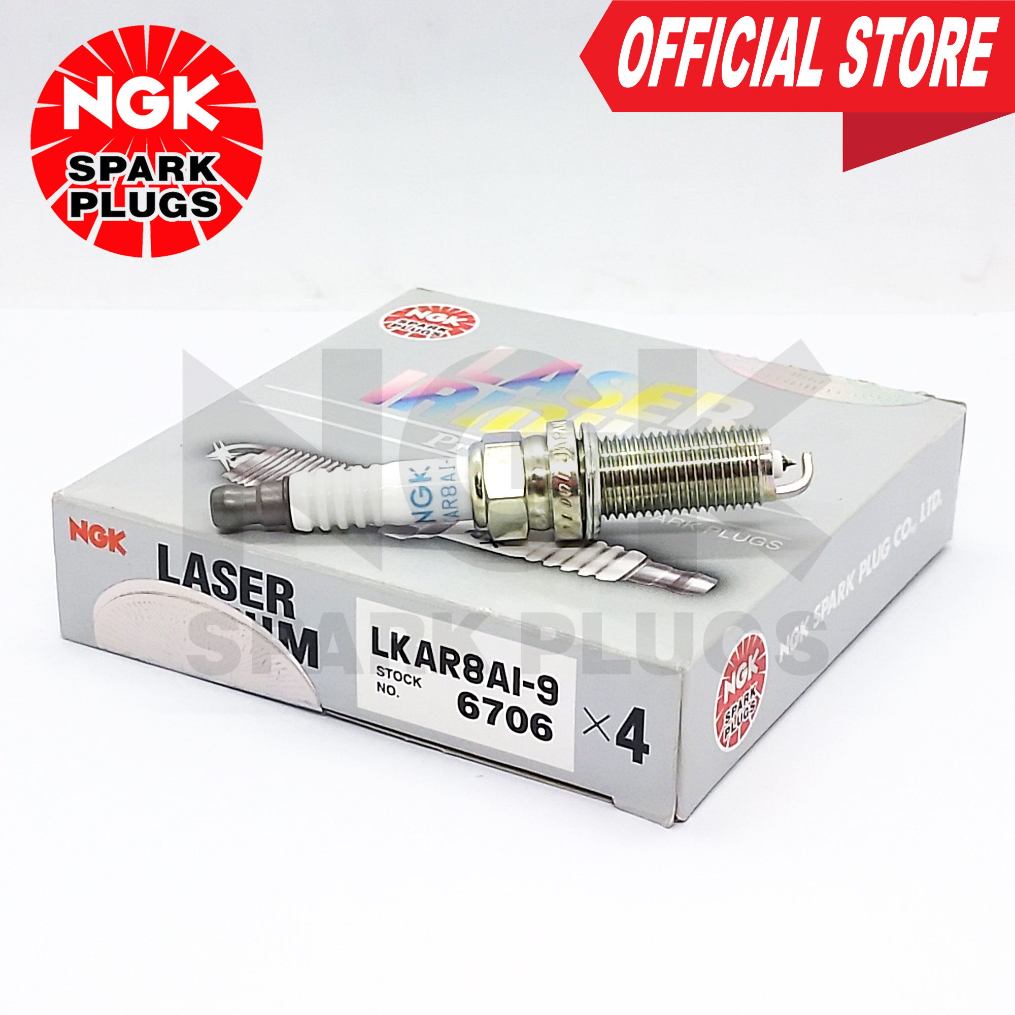 NGK LKAR8AI9 Laser iridium Spark Plug for Kawasaki Dominar 400, Rouser