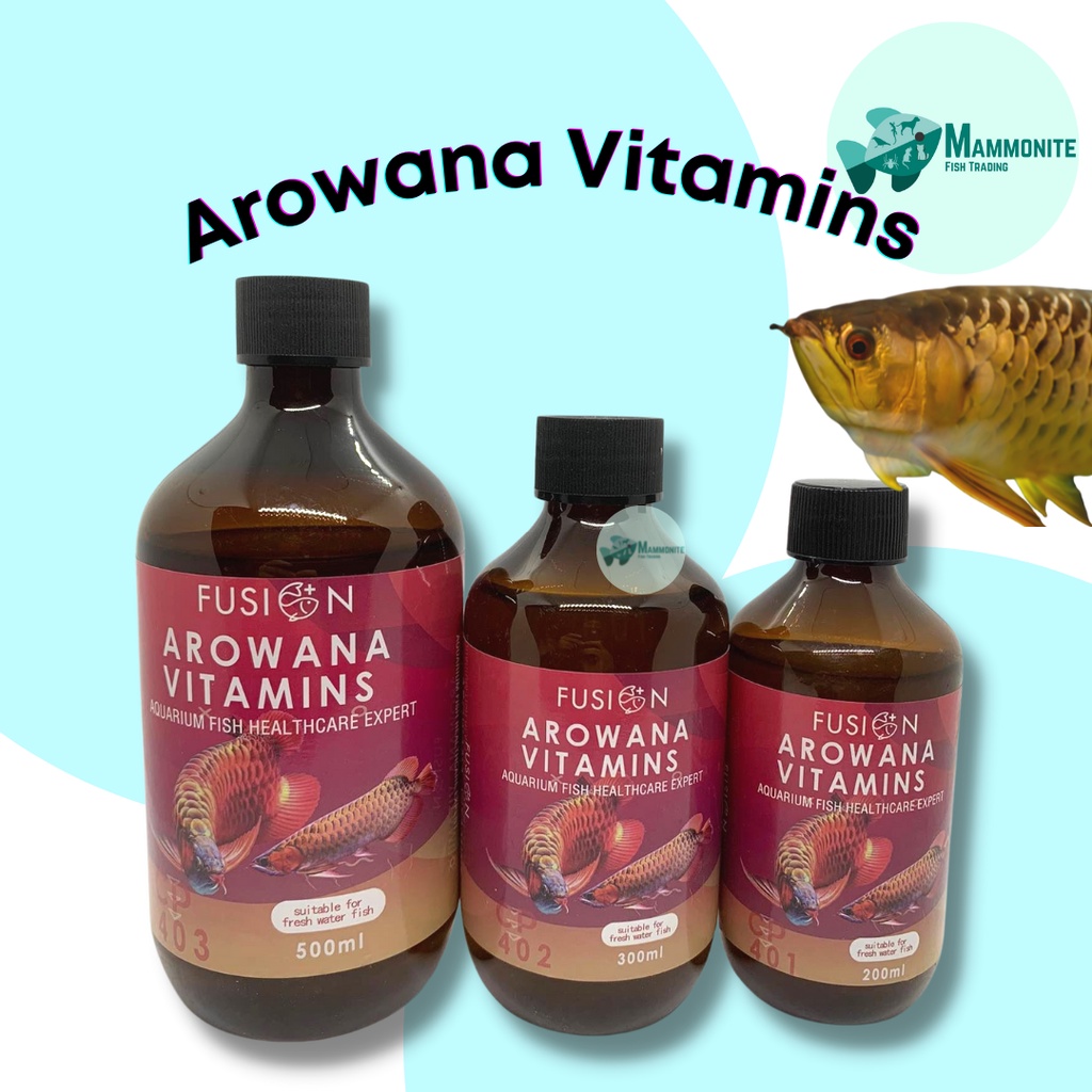 Aquarium Fish Arowana Vitamins Immunity Supplement 500mL 300mL 200mL
