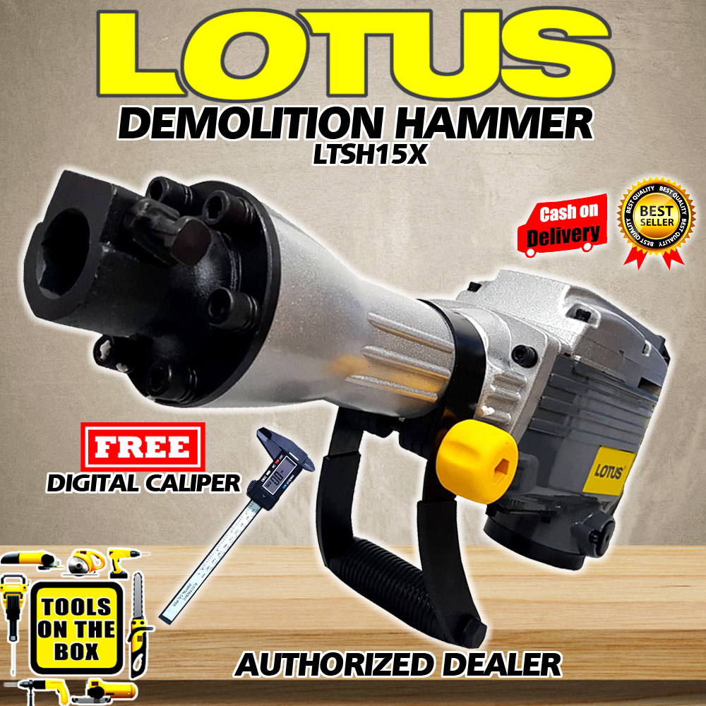 Lotus 1600W Demolition Hammer 15KG 30MM 
