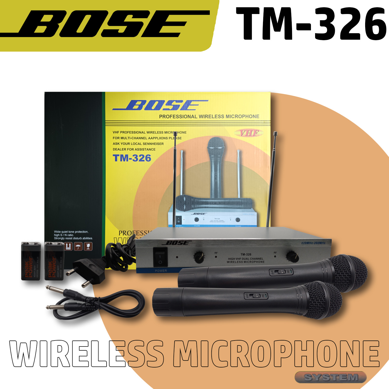 TM326 (VHF ) Professional Wireless Microphone Lazada PH