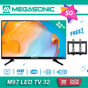 MEGASONIC 32" LED TV with Free Wall Bracket