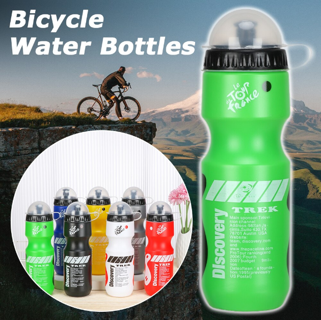 Bicycle Water Bottle with Holder Rack MTB Mountain Road Bike Water