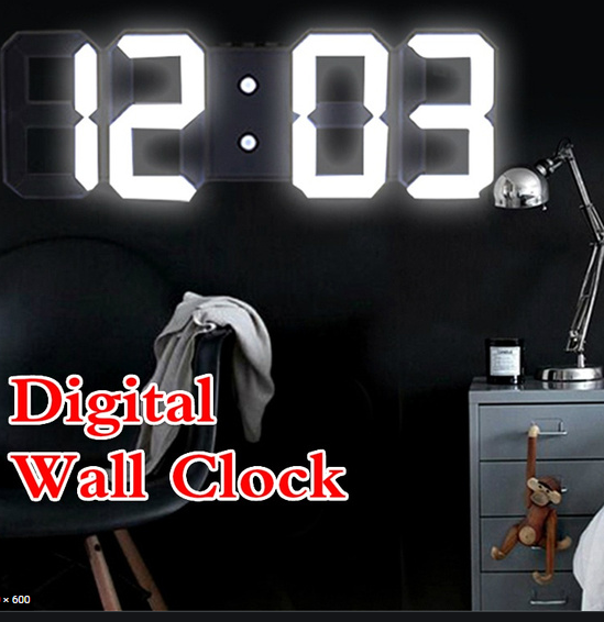 NF BIG DIGIT Hanging Alarm Clock Digital Snoozing Wall Clock Lazada PH