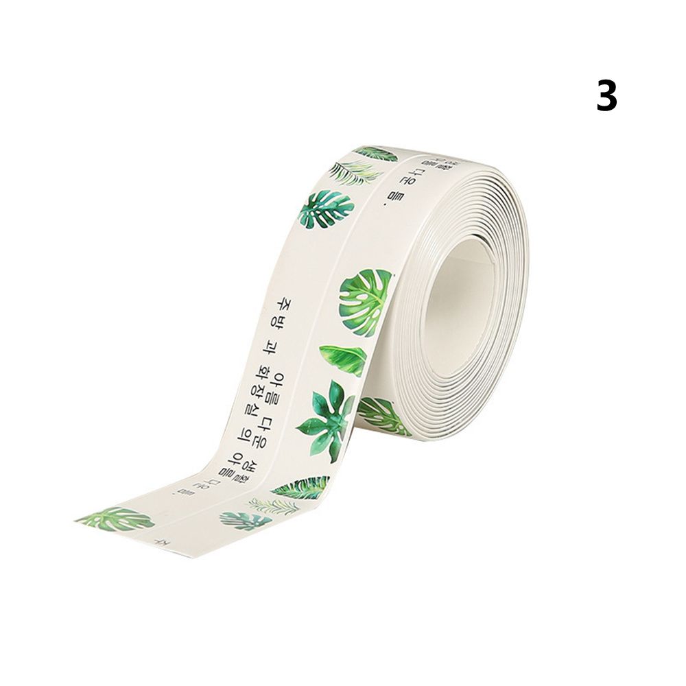 DESIST Chống nấm mốc Chống thấm nhà bếp Dán đường góc Keo tự dính Dải chống thấm Băng keo PVC Dải niêm phong