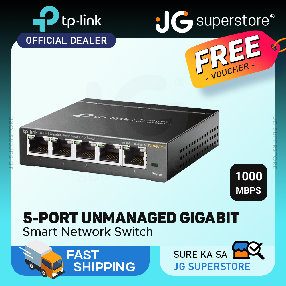 Buy TP-Link 5-ports SG105E unmanaged smart switch?